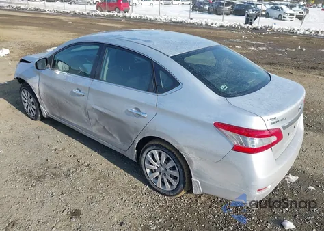 2015 Nissan Sentra S z USA, uszkodzony, nr VIN 3N1AB7AP8FY215923